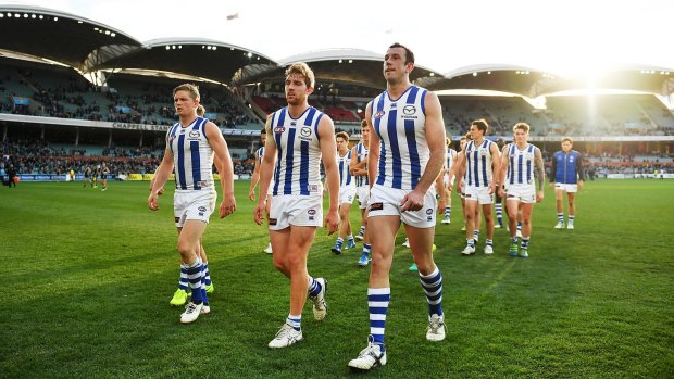 Brad Scott says Jack Ziebell (far left) would want to lead the team even if he were on crutches.