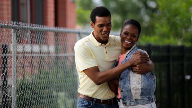 Parker Sawyers as Barack Obama with Tika Sumpter as Michelle Robinson, later his wife, in the coming film Southside With You. 