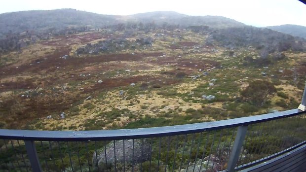 South Perisher short of snow on Wednesday.