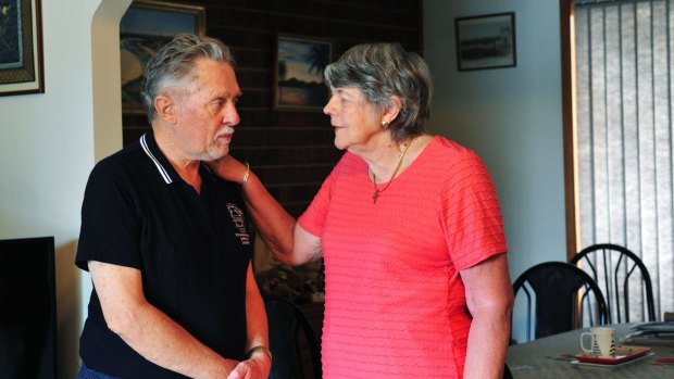 Rare cancer sufferer Brian Tink and wife, Jan, face the reality that unlisted drugs are too costly. 