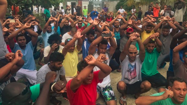 Refugees on Manus Island on Tuesday vowed to resist removal for as long as possible.