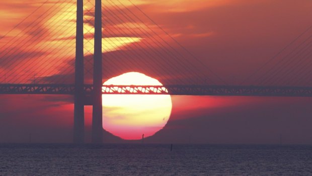 The Oresund Bridge, linking Sweden and Denmark, was seen as a glistening symbol of the new Europe.