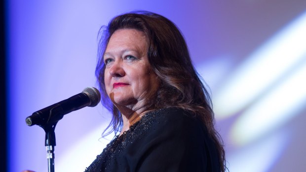 Gina Rinehart is part of a coal joint venture in Queensland with India's GVK.