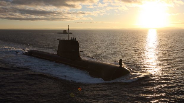The author of a major shipbuilding report commissioned by the Abbott government were specifically asked to leave out of its calculation the cost of building submarines. 