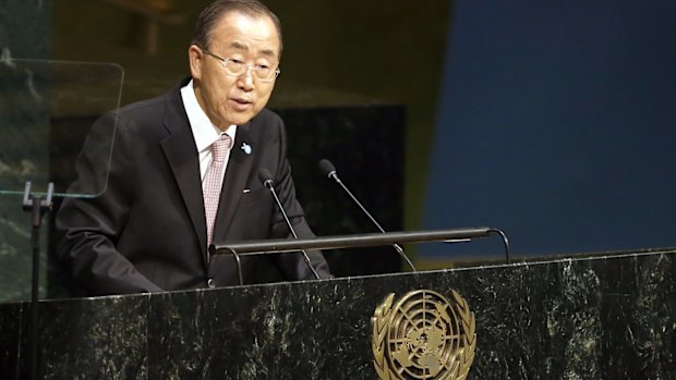 United Nations Secretary-General Ban Ki-moon.