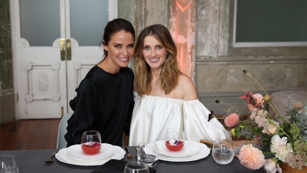 Jodi Anasta (left,) with Kate Waterhouse at the George Ballroom. 