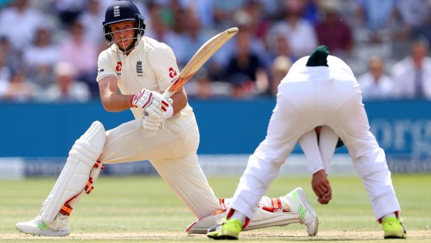 Ruthless: Joe Root knew when to attack the South African bowling.