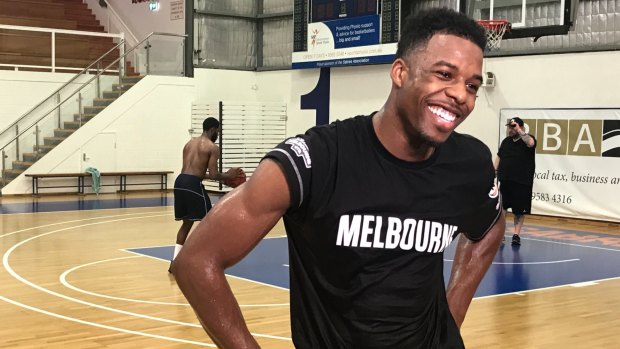 Melbourne United signing Carrick Felix jumped straight into training on Thursday after arriving in Australia.