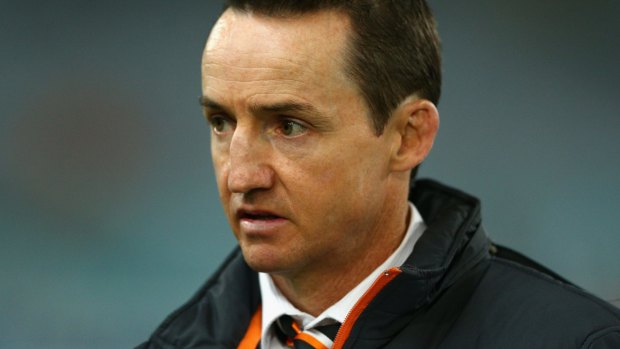 Speaking from experience: Wests Tigers coach Jason Taylor.