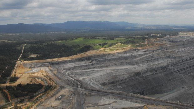 Rio Tinto's Mount Thorley Warkworth coal mine in the Hunter Valley.