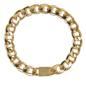 The missing link: Bardot gold magnetic link necklace, $22.95.