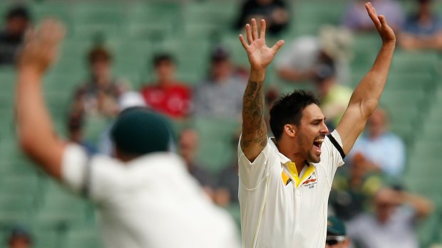 Mitchell Johnson took both wickets on Monday morning.