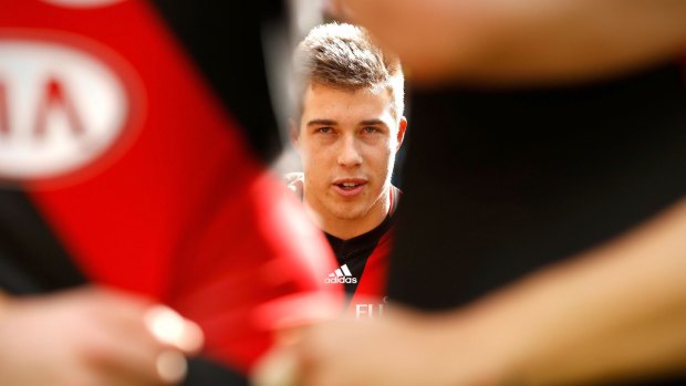Not selected: Young Bomber Zach Merrett has impressed this season.