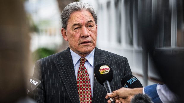 Kingmaker: New Zealand First Party leader Winston Peters.