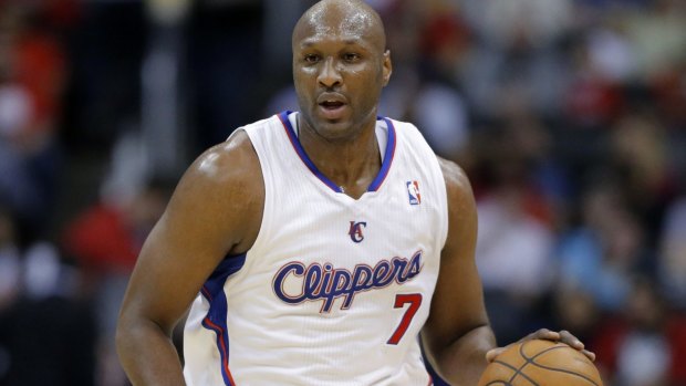 Recovery mission: Lamar Odom during his playing days with the Los Angeles Clippers.