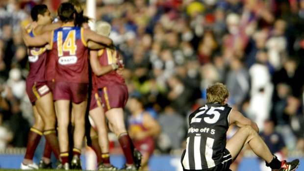 Hat-trick: Brisbane's 2003 AFL premiership was another popular pick.