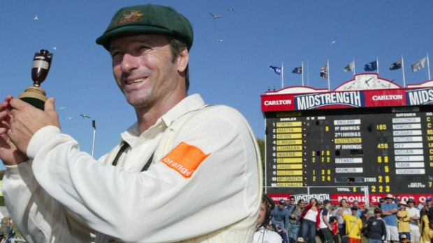 No frills: Steve Waugh.