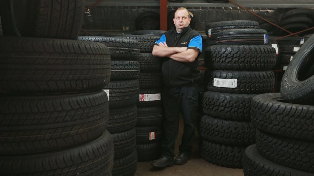 Stacey Knight, owner of Competition Tyres & More, thinks card charges are too high.