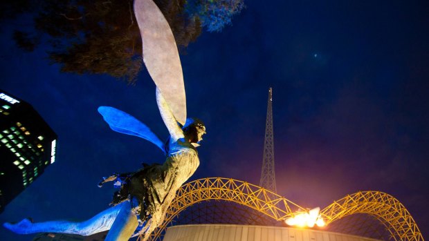 Last year's White Night outside the Arts Centre.