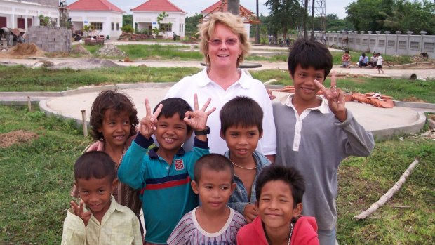 Jenny McAuley in Cambodia in 2012.