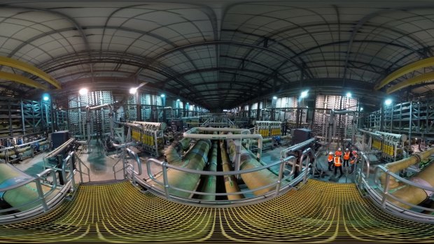 Inside the Wonthaggi desalination plant, "the biggest white elephant in Australia's history".