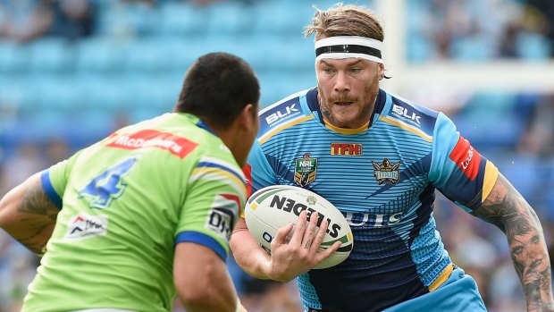 On the move?: Gold Coast back-rower Chris McQueen.