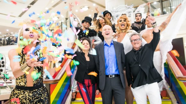 Myer have announced a three-year partnership with Mardi Gras.