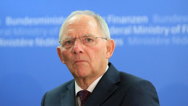 Wolfgang Schauble, Germany's finance minister.
