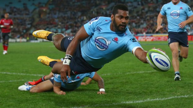 Back with the Tahs: Taqele Naiyaravoro has signed a two-year deal.