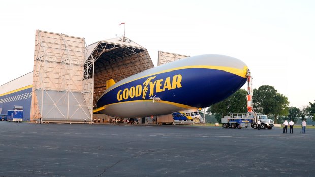 Goodyear Wingfoot Three rolls out. 