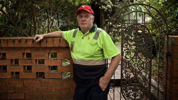 Gerry Herron, Qantas baggage handler, is struggling to make ends meet on casual rates.