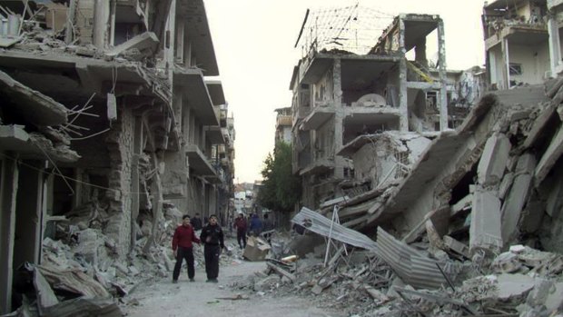 The Syrian conflict has claimed more than a quarter of a million lives and left cities like Damascus in ruins.