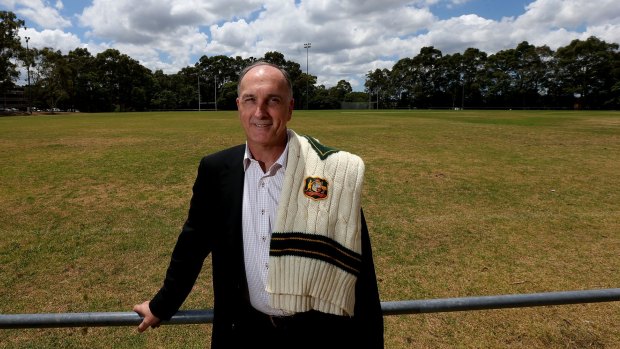 Former Australian cricketer and current CEO of Parramatta Council, Greg Dyer at Richie Benaud Oval in Sydney.