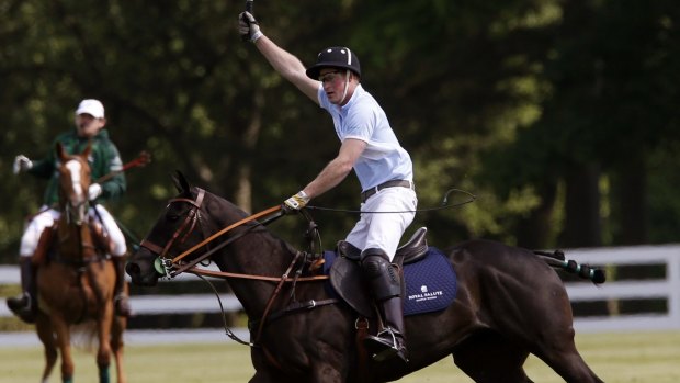 Polo player and fan Prince Harry may make an appearance at a local match in Perth on Sunday.