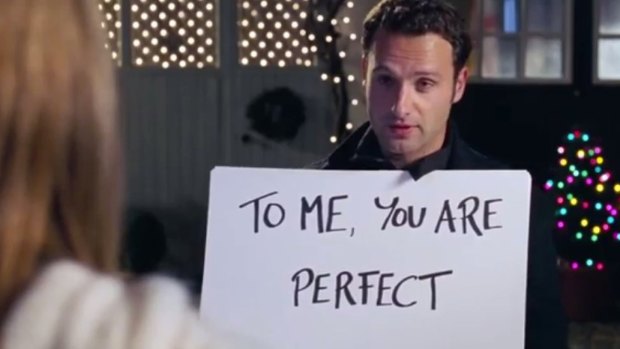 <i>Love Actually's</i> most famous scene.