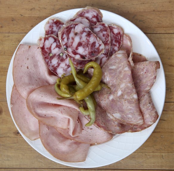 'There's nothing better than hanging out with a platter of salumi.'