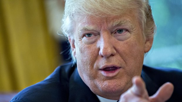 Donald Trump's White House has described North Korea as a "flagrant menace".