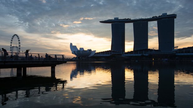 Marina Bay Sands in Singapore is one of the city's most popular destinations.
