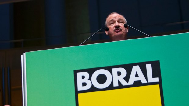 Boral boss Mike Kane said the company was agnostic with respect to politics.