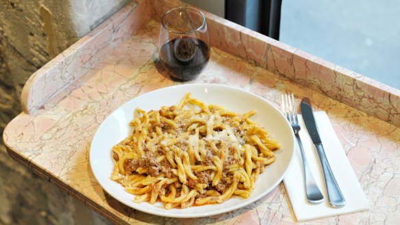 Matt Piccone's family ragu recipe with casarecce.