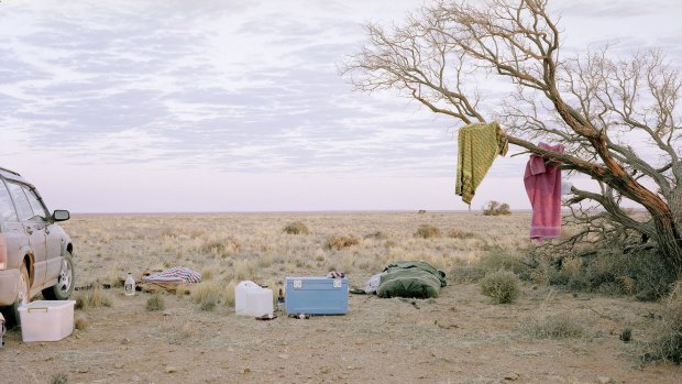 Camp, near William Creek, South Australia, 2012.