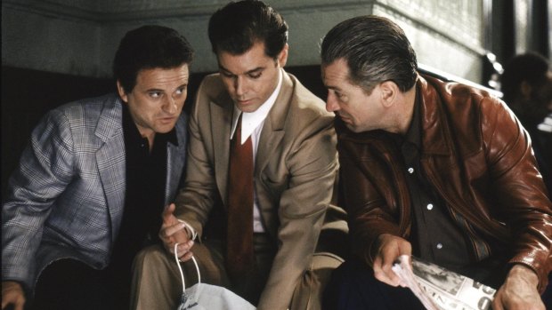 Martin Scorcese's <i>Goodfellas</i>:  Joe Pesci, Ray Liotta and Robert De Niro. 