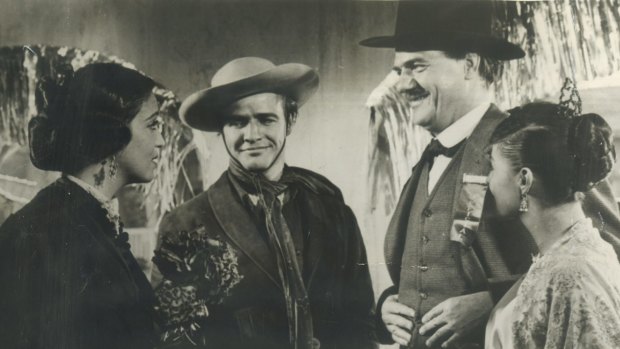 Marlon Brando in a scene from 1961 film, One-Eyed Jacks.