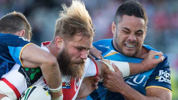 Uncertainty surrounding Jarryd Hayne intensified after the Titans' loss to St George Illawarra.