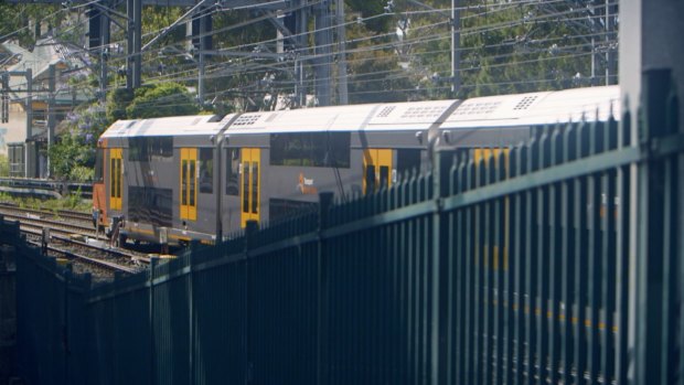 One of the noisy trains in Waverton. 