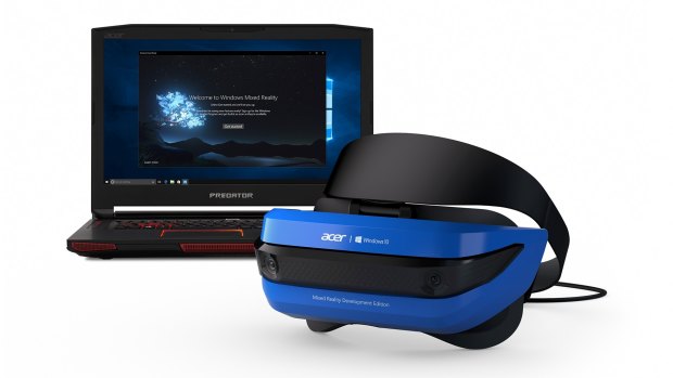 Acer's headset for Microsoft's Mixed Reality. Coming soon to an office near you.