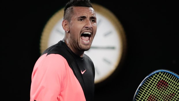 Kyrgios' time! Nick downed Jo-Wilfried Tsonga in four sets.