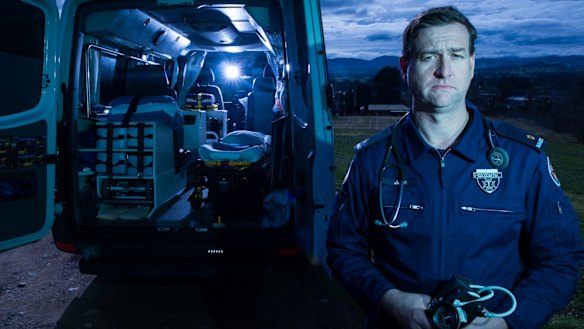 NSW Ambulance Service Paramedic based at Tumut John Larter. 