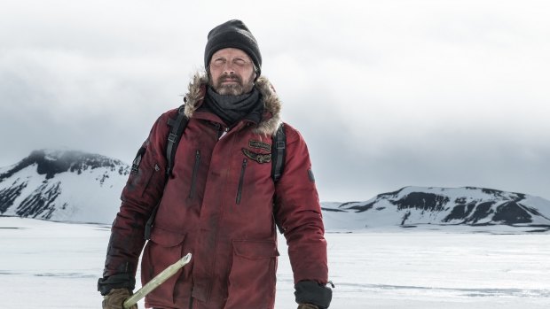 In Arctic, Mads Mikkelsen plays a pilot stranded in the vast, sub-zero plains following a plane crash.