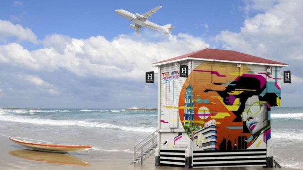 The Lifeguard Tower at Frishman Beach, Tel Aviv, has been turned into luxury hotel.